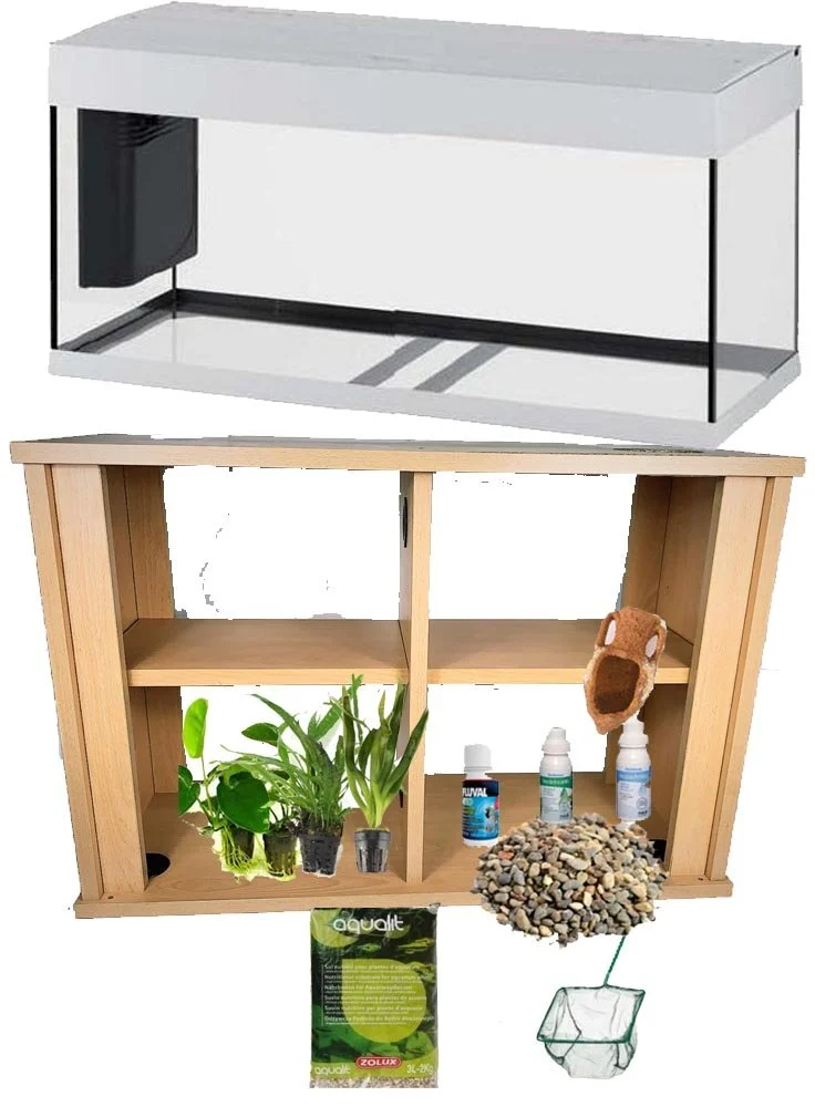 FERPLAST Acquario Dubai 120 Led Bianco Con Allestimento Dolce + Supporto Wood 120x40x67.5h Cm 3 FERPLAST Acquario Dubai 120 Led Bianco Con Allestimento Dolce + Supporto Wood 120x40x67.5h Cm