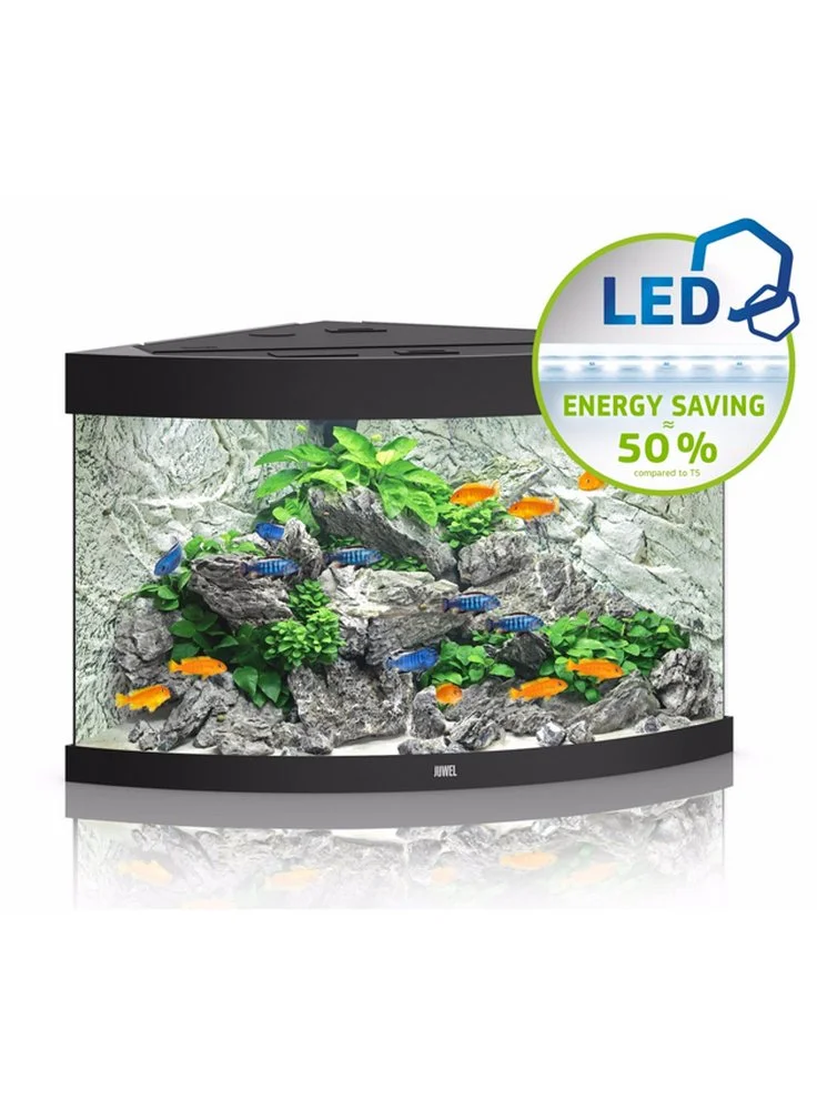 ACQUARIO JUWEL TRIGON 350 Led Bianco Nero Darkwood 4 ACQUARIO JUWEL TRIGON 350 Led Bianco Nero Darkwood - immagine 2