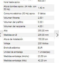 Eheim Filtro Esteriore Ecco Pro -Vendite Cibo per i pesci 10586 200 3 g