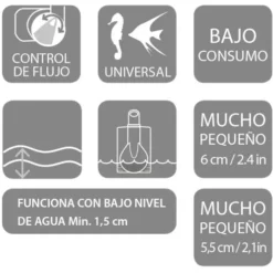 Hydor Pompa Pico Evolution 1150 -Vendite Cibo per i pesci 168964 hydor icons es 2 g