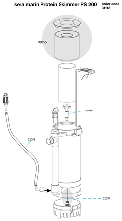 Sera Marin Protein Skimmer PS 4 Sera Marin Protein Skimmer PS - immagine 2