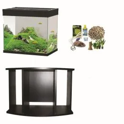 Askoll Emotion Pro Nature Led 100 Nero Con Allestimento+filtro Pratiko 200+ Supporto AQ141 Omaggio