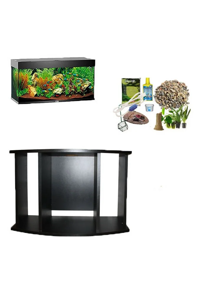 Juwel Acquario Rio 180 Led Nero Con Allestimento E Supporto Faggio Omaggio 3 Juwel Acquario Rio 180 Led Nero Con Allestimento E Supporto Faggio Omaggio