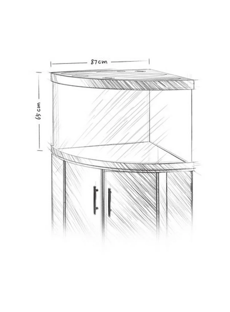 ACQUARIO JUWEL TRIGON 350 Led Bianco Nero Darkwood 6 ACQUARIO JUWEL TRIGON 350 Led Bianco Nero Darkwood - immagine 4