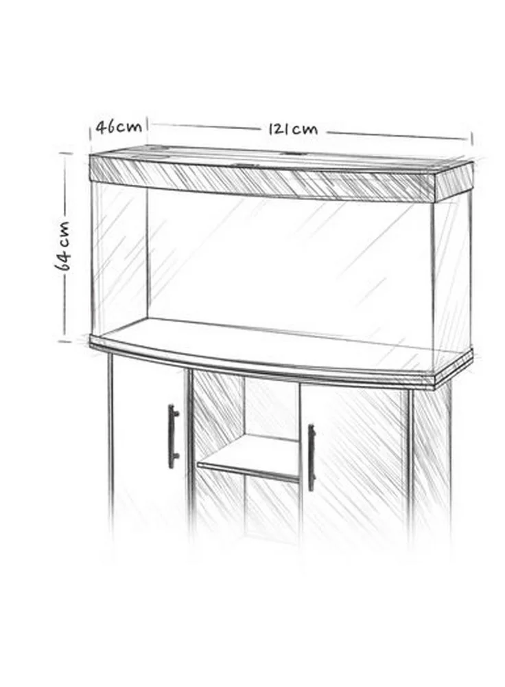 ACQUARIO JUWEL VISION 260 Led Bianco Nero Faggio 6 ACQUARIO JUWEL VISION 260 Led Bianco Nero Faggio - immagine 4