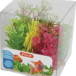 Zolux Set Di 6 Piccole Piante In Plastica - Modello 4