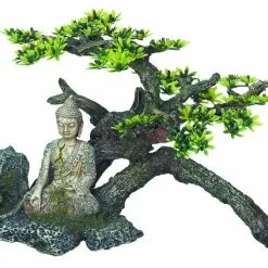 Vadigran Decorazione Cquario Buddha Con Piante