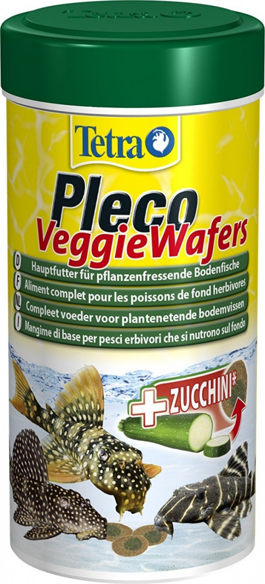 Tetra Pleco Veggie Wafers Alimento Per Pesci Di Fondo Erbivori 3 Tetra Pleco Veggie Wafers Alimento Per Pesci Di Fondo Erbivori
