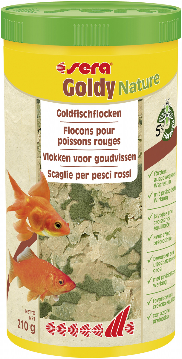 Sera Goldy Nature Cibo Naturale Per Pesci Rossi 6 Sera Goldy Nature Cibo Naturale Per Pesci Rossi - immagine 4