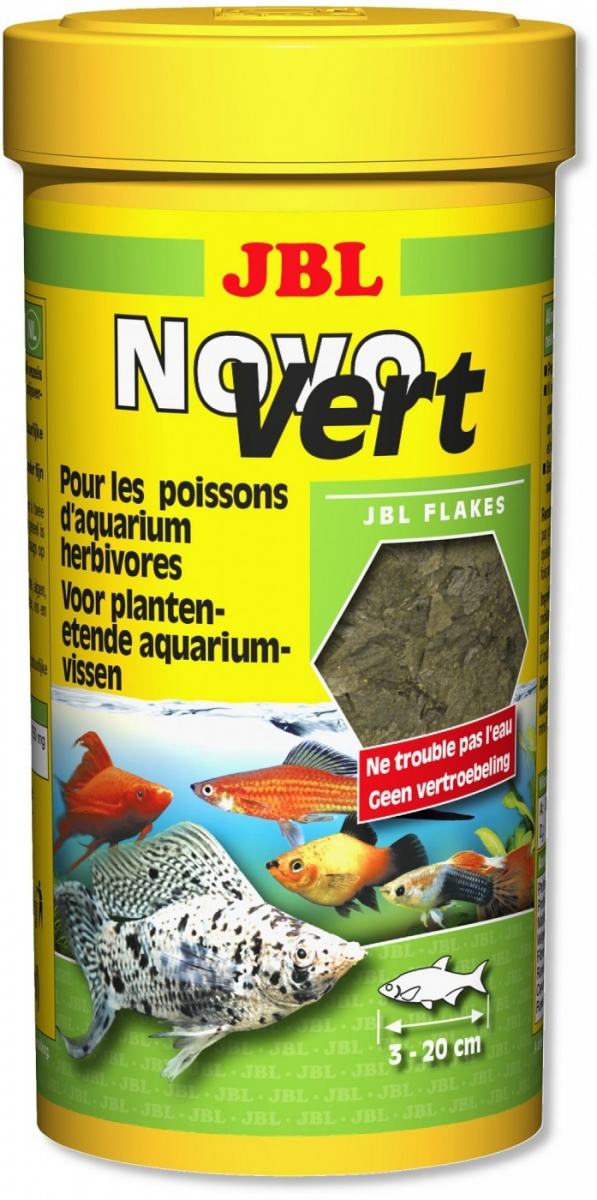 JBL NovoVert Fiocchi Di Spirulina Al Plancton Per Pesci Erbivori 3 JBL NovoVert Fiocchi Di Spirulina Al Plancton Per Pesci Erbivori