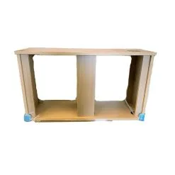 Vitrea Mobile Alta Portata Con Predisposizine Sump 121x41x67h Cm Faggio