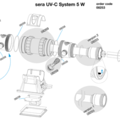 Sera Sistema Uv-C Chiarificatore 5 W -Vendite Cibo per i pesci sistema uv c clarificador 5 w 3 g
