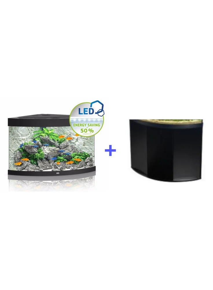 ACQUARIO JUWEL TRIGON 350 Led Nero Con Supporto VISUS 295 Nero 3 ACQUARIO JUWEL TRIGON 350 Led Nero Con Supporto VISUS 295 Nero