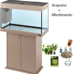 FERPLAST Acquario 125 Litri Con Mobile E Allestimento