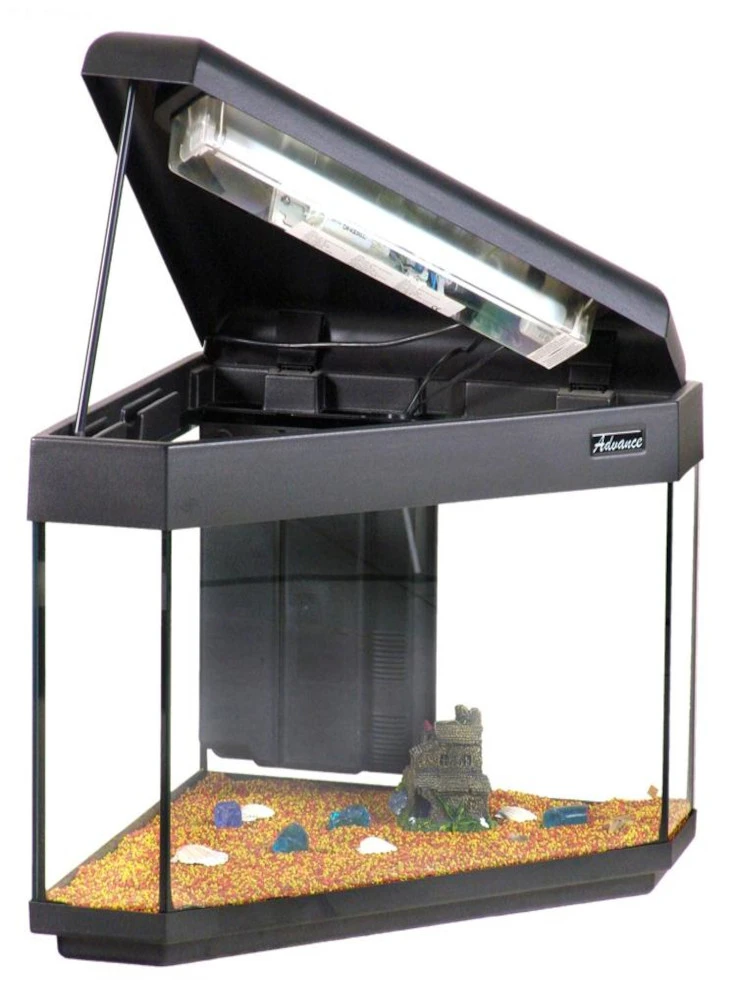 CASA DEL VETRO Acquario Angolare 55 Con Allestimento Dolce 3 CASA DEL VETRO Acquario Angolare 55 Con Allestimento Dolce