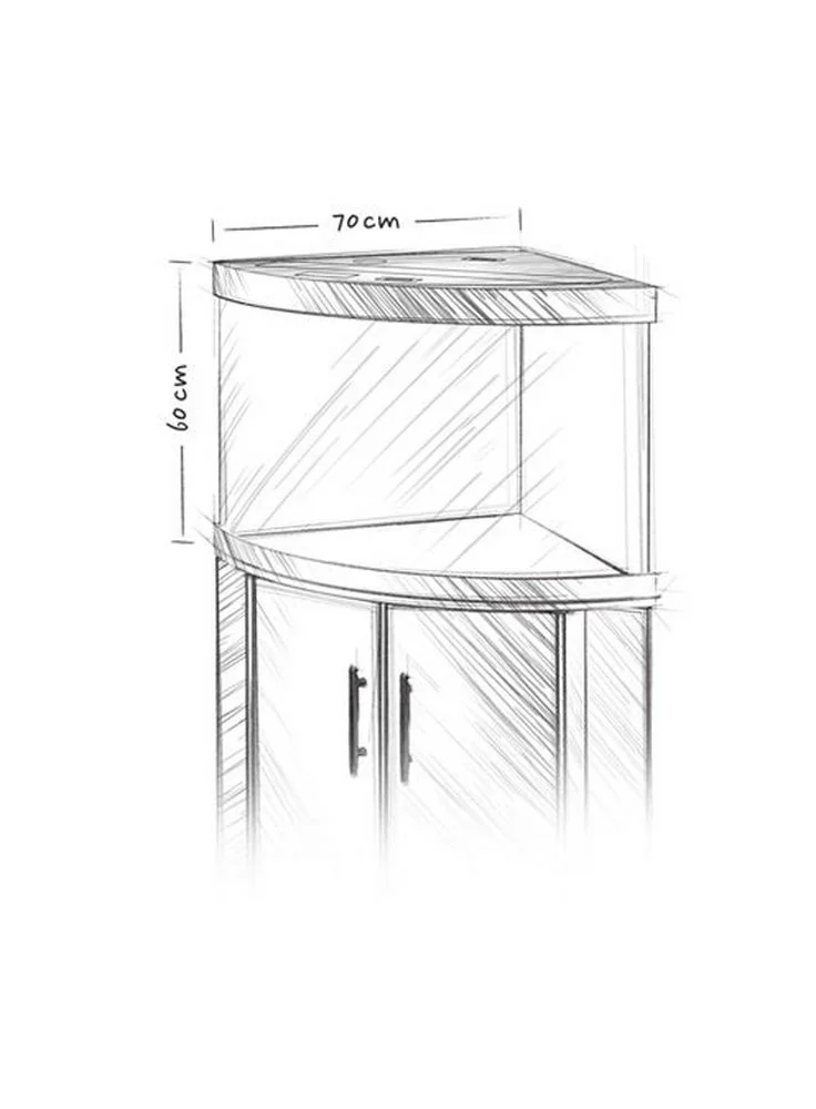 Juwel Acquario Trigon 190 Led Nero Bianco Darkwood 6 Juwel Acquario Trigon 190 Led Nero Bianco Darkwood - immagine 4