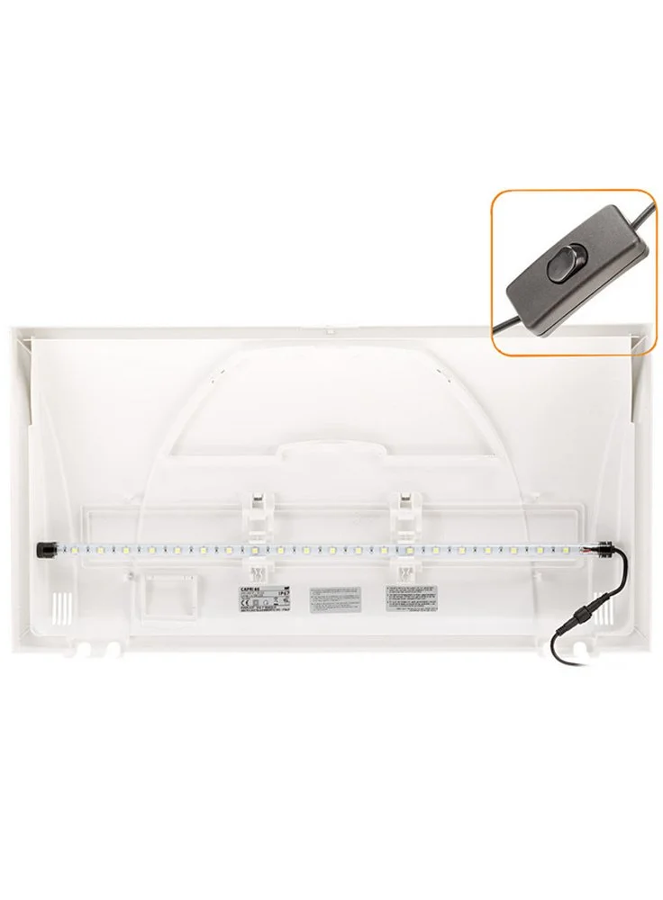 FERPLAST Acquario Capri Bianco Led 50 60 80 Completo Di Allestimento 7 FERPLAST Acquario Capri Bianco Led 50 60 80 Completo Di Allestimento - immagine 5